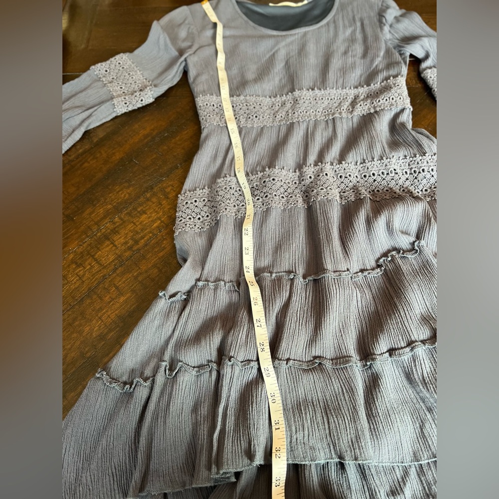 Solitaire Charcoal Long Sleeve Dress - Picture 9 of 12
